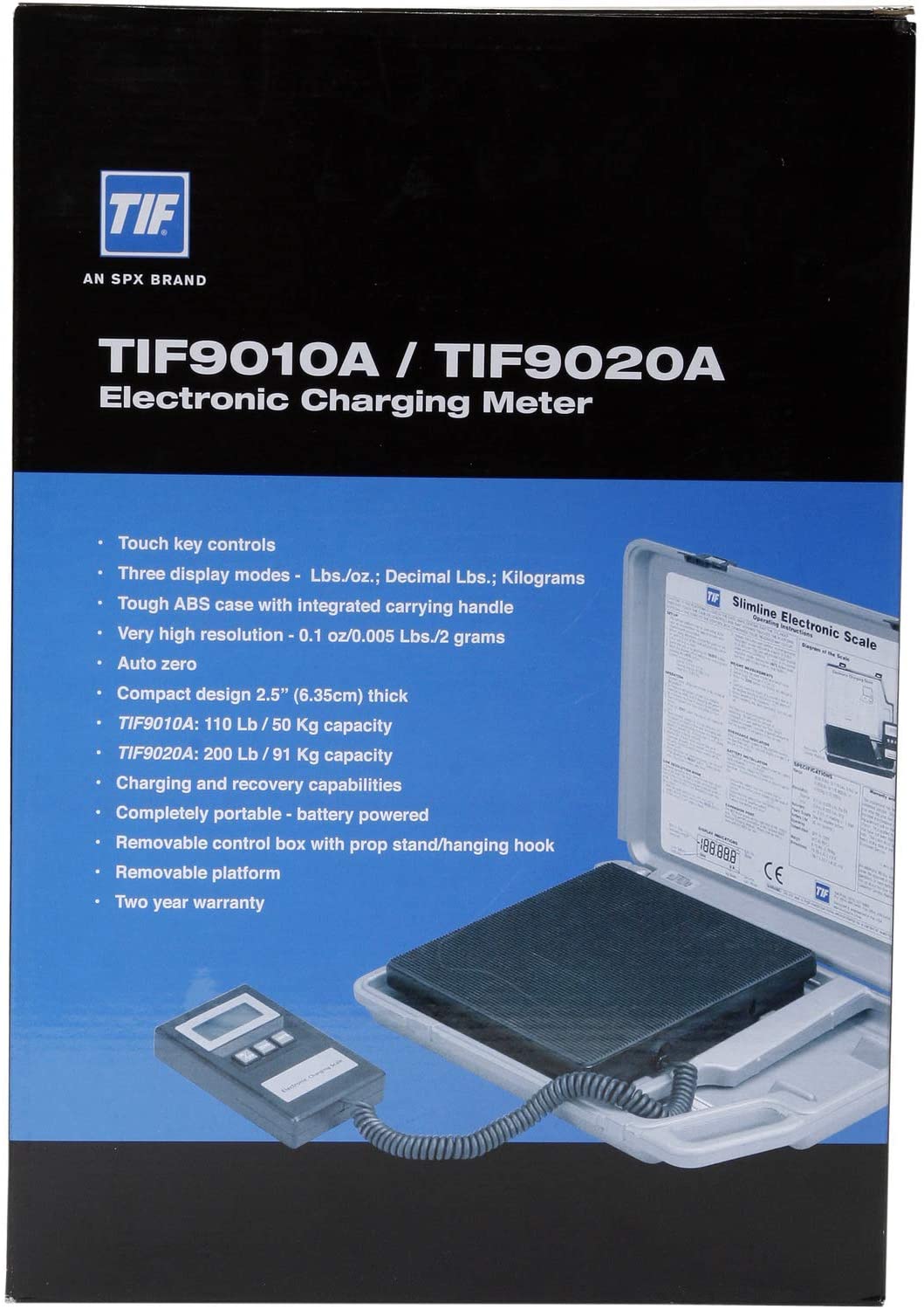 TIF 9010A Slimline Electronic Refrigerant Charging Scale 2c for sale online 