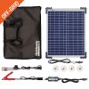 OptiMate Solar DUO 20W Travel Kit 6-step 12V / 12.8V 1.67A sealed solar battery saving charger & maintainer