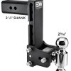 B&W Trailer Hitches Tow & Stow - Fits 2.5" Receiver, Dual Ball (2" x 2-5/16"), 8.5" Drop, 14,500 GTW - TS20043B