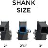 B&W Trailer Hitches Tow & Stow - Fits 2.5" Receiver, Dual Ball (2" x 2-5/16"), 8.5" Drop, 14,500 GTW - TS20043B - Image 4