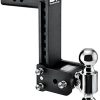 B&W Trailer Hitches Tow & Stow - Fits 2" Receiver, Dual Ball (2" x 2-5/16"), 9" Drop, 10,000 GTW - TS10043B